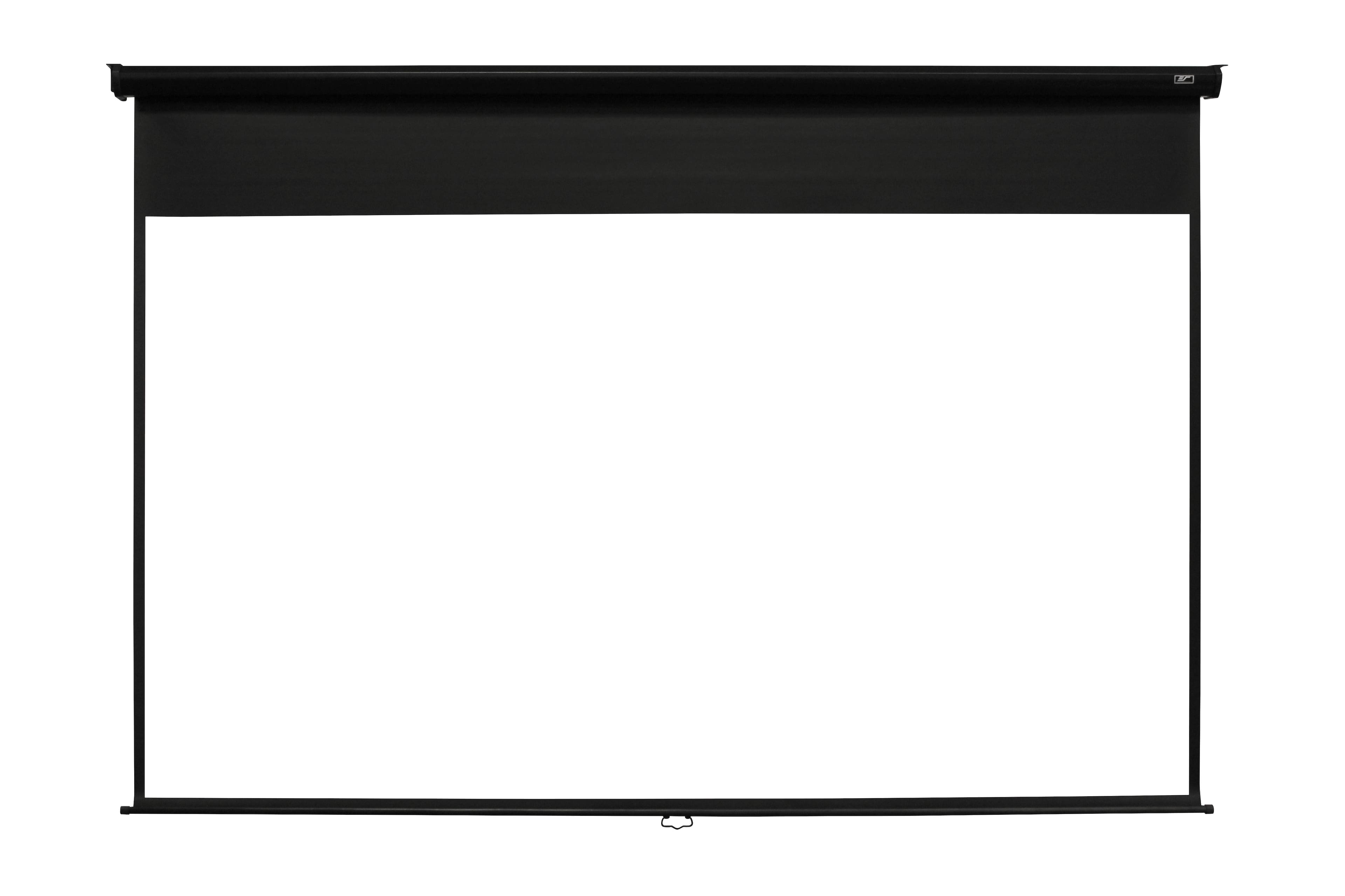 Elite Screens - Manual Series 120" Manual Wall/ Ceiling Projector Screen - Black