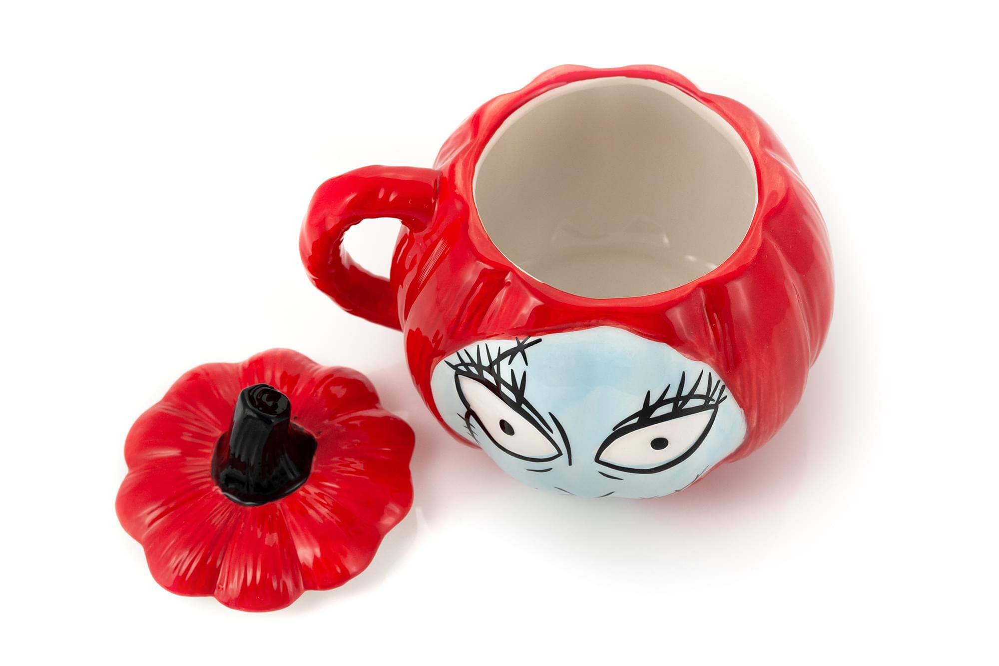 Alt View 10. Disney - Nightmare Before Christmas Sally Figural 26 Oz Ceramic Mug With Lid - Red.