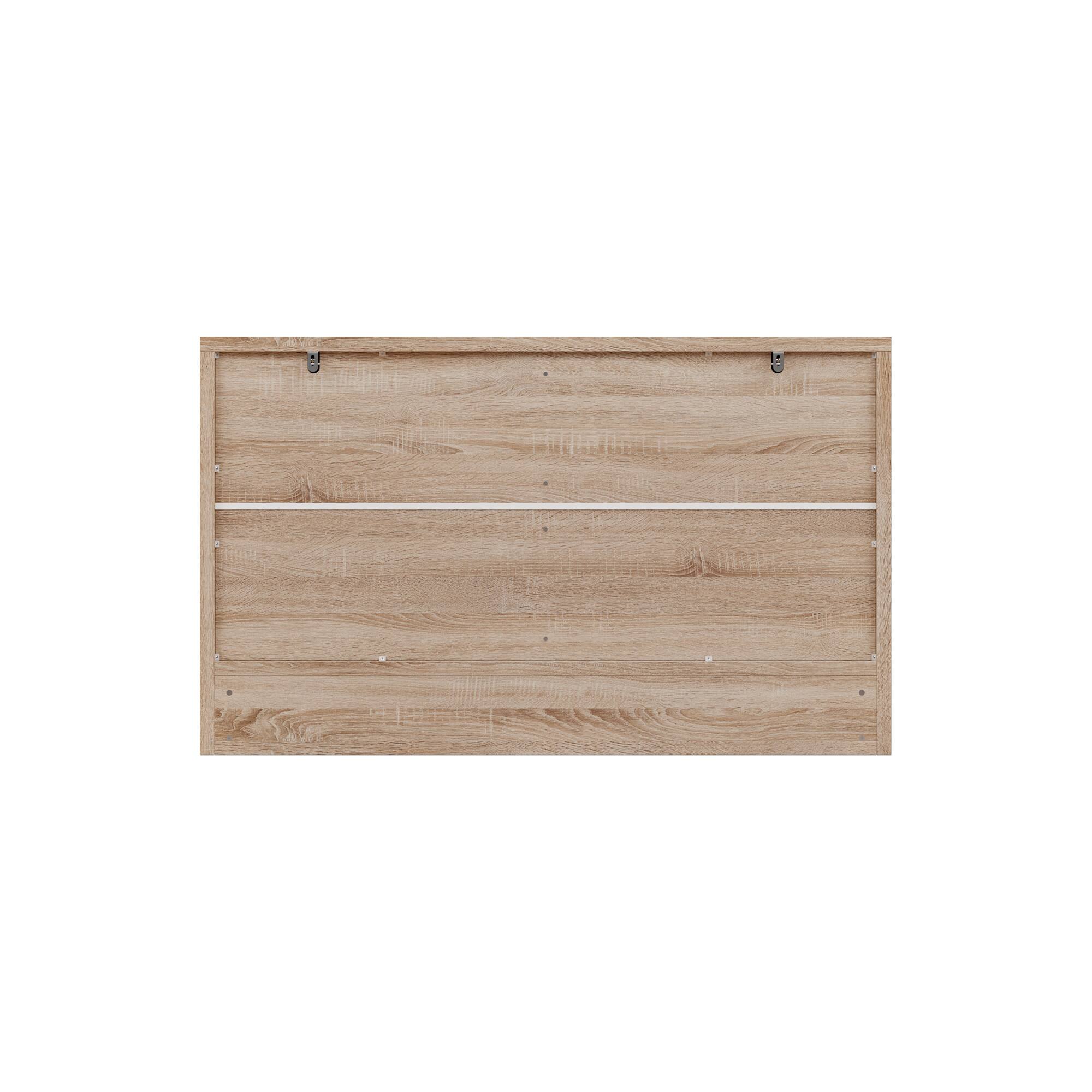 Back. Famapy - Famapy Wood - Grain Dresser with Hidden Drawers: Multi - Scene Storage Solution - Wooden.