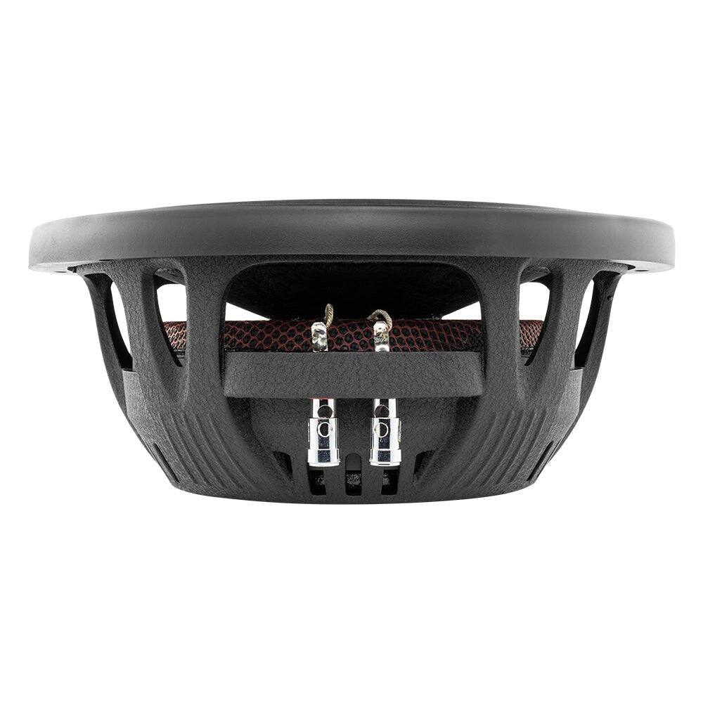 Left. DS18 Audio - IXS 10" Shallow-Mount Fiber Glass Cone Subwoofer, 600W RMS Single 4-Ohm.