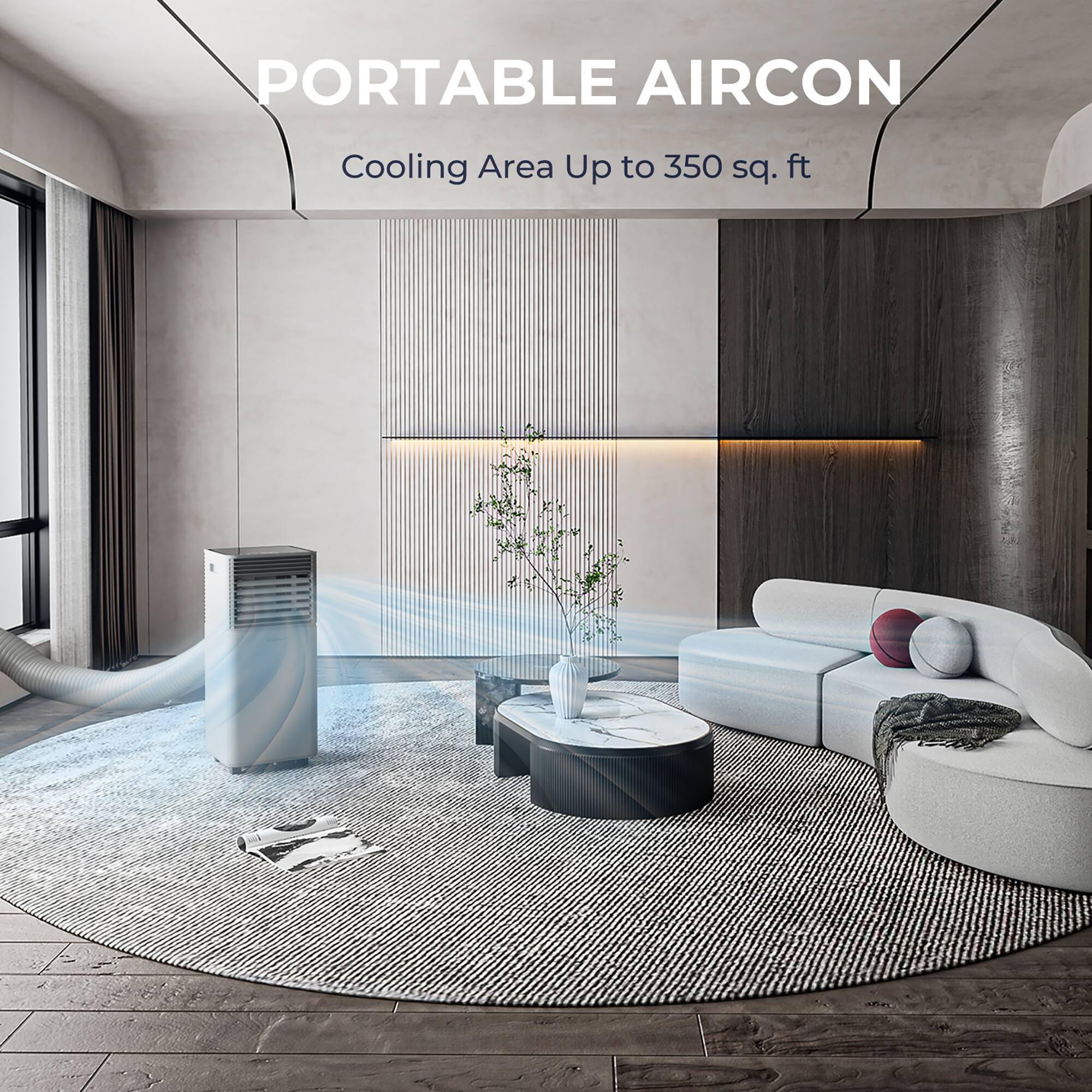 Portable Aircon Cooling Area Up to 350 sq. ft.