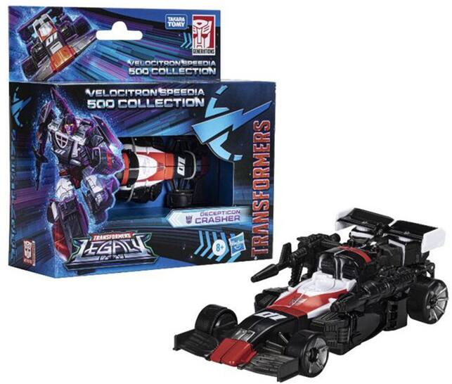 TAKARA TOMY GENERATIONS VELOCITRONSPEEDIA 500 COLLECTION VELOCITRON'SPEEDIA 500 COLLECTION 1 VL JESAL TRANSFORMERS CRASHER DECEPTICON 8+ TRANSFORMERS