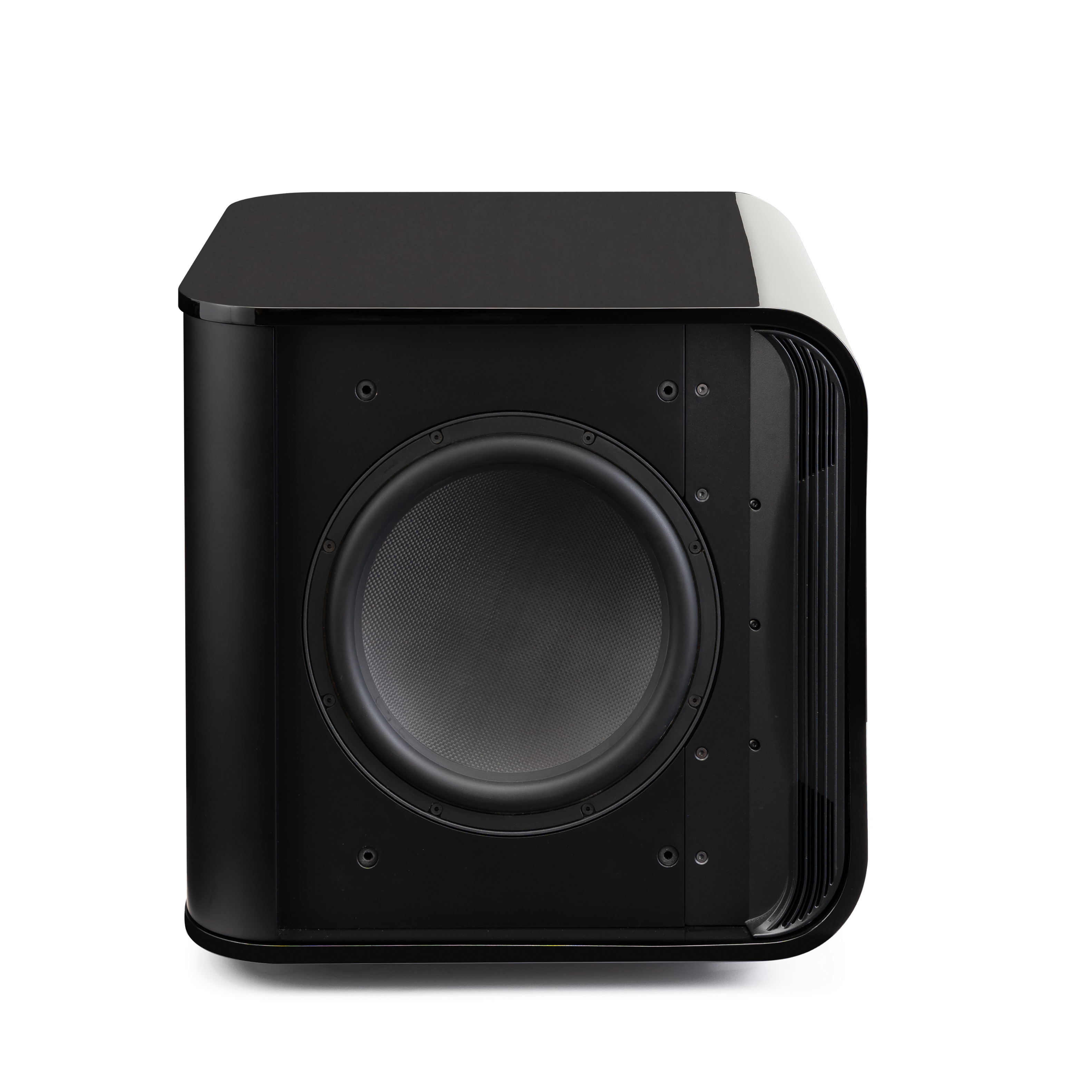 Alt View 14. MartinLogan - Depth 212, Dual 12” 2.2kW Powered Subwoofer, with BalancedForce Technology, Sub Control App, and Wireless Built-In - Gloss Black.