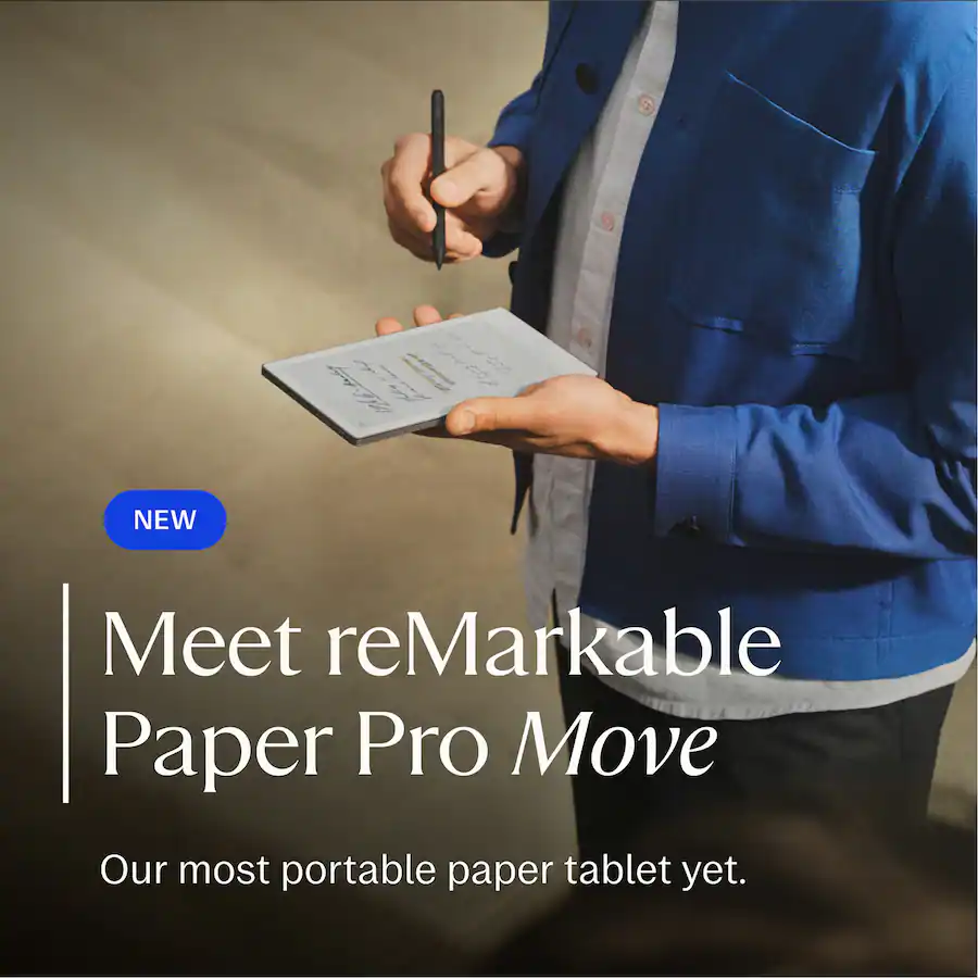 Moving Tablet reMarkable Paper Pro Move 7.3