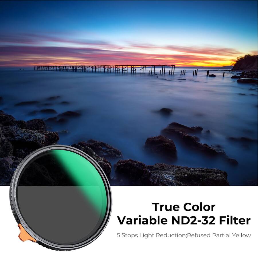 Lens Filter Set K&F Concept 39mm True Color Variable ND2 32 Lens Filter (1 5 Stops ...