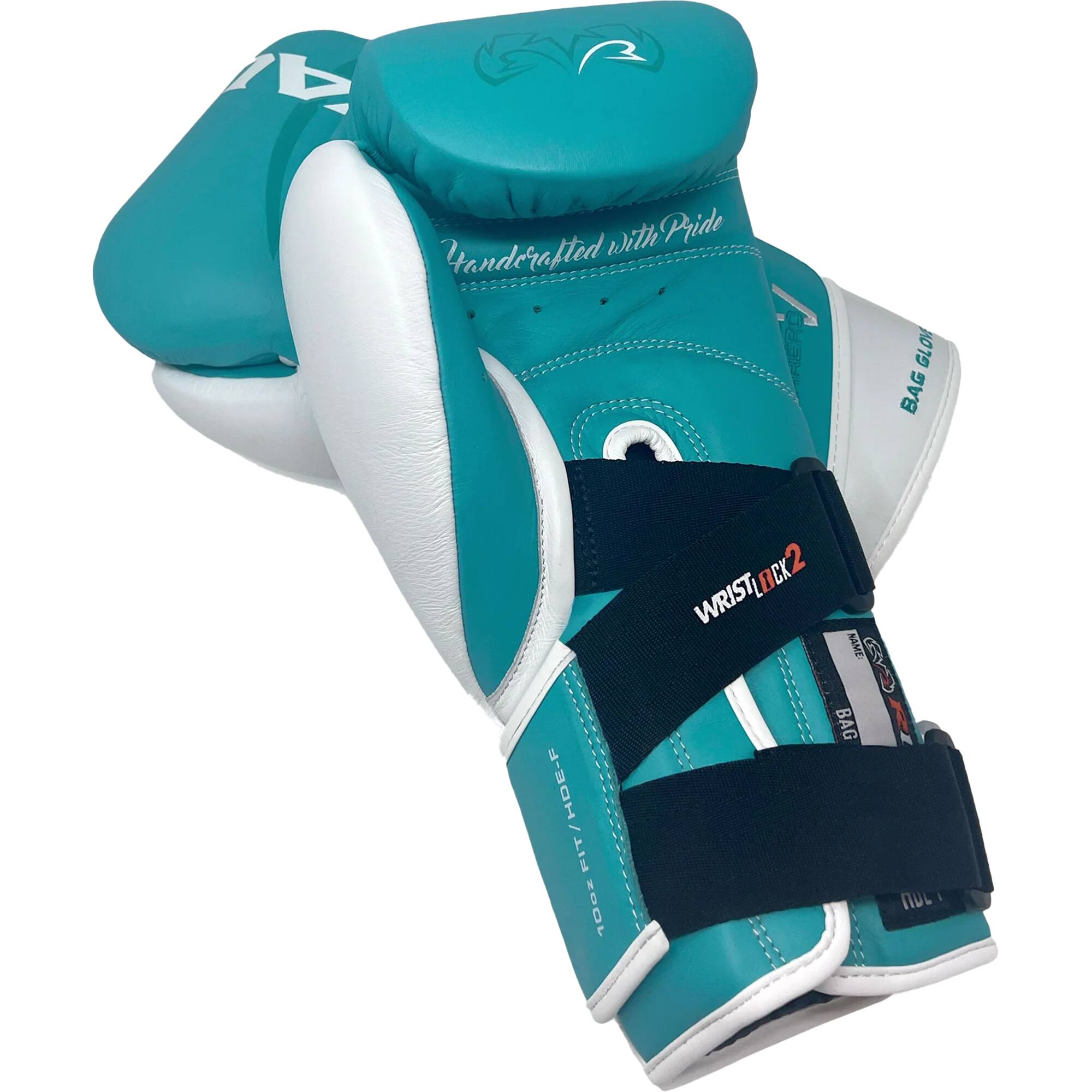 RIVAL Boxing RFX Guerrero V SF H Bag Gloves 10 oz. Teal/White RFX