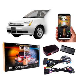MPC - Smartphone or OEM Remote Activated Start For 2010-2011 Ford Focus - w/T-Harness - Black