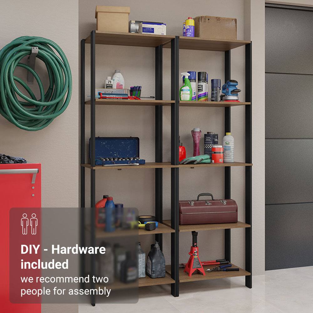 DIY - Hardware included  
we recommend two people for assembly