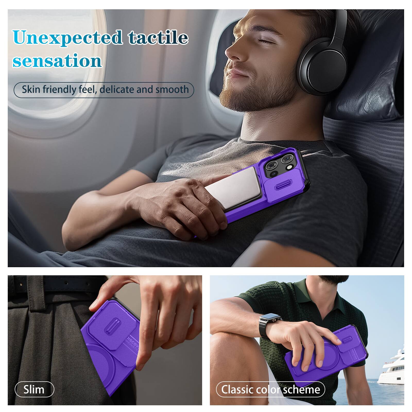Unexpected tactile sensation  
Skin friendly feel, delicate and smooth  
NISCO Slim Classic color scheme