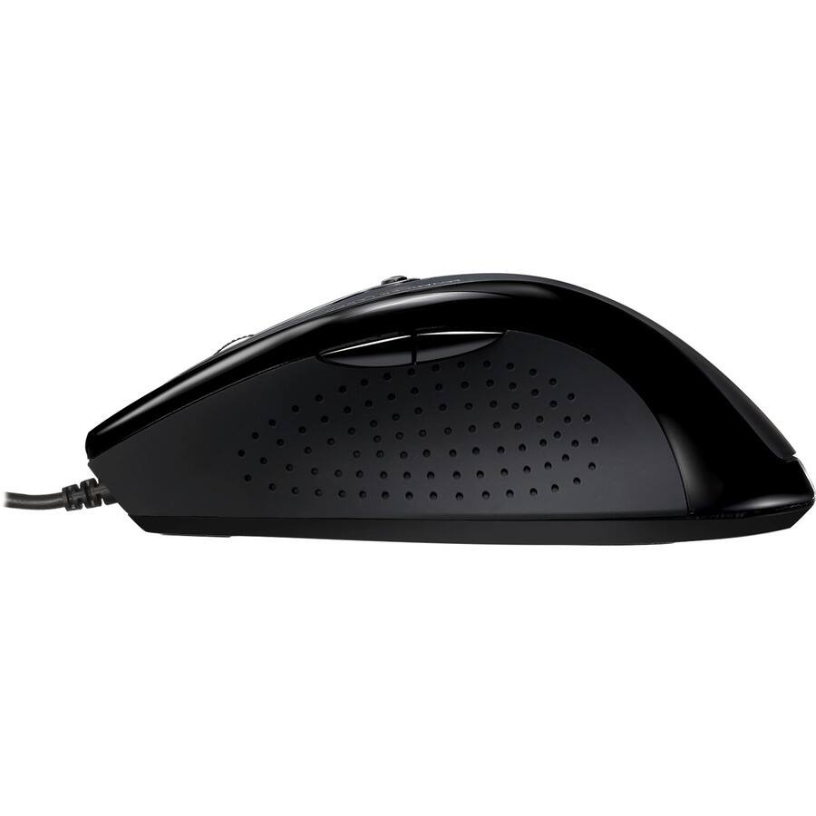 Alt View 3. Adesso - Adesso iMouse G2 - Ergonomic Optical Mouse - Optical - Cable - Black - USB - 2400 dpi - Scroll Wheel - 6 Button(s) - Black.