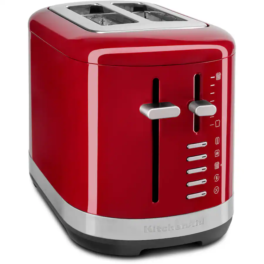 Programmable Toaster KitchenAid 2 Slice Programmable Toaster, 120V, Empire Red KMT2109ER ...