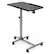 Alt View 19. Costway - Adjustable Sit to Stand Laptop Desk - Silver/Black.