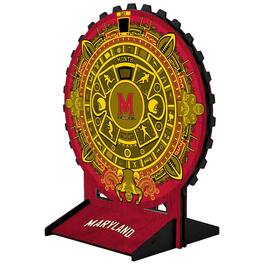 Fan Creations - Maryland Terrapins Aztec Circle Desk Calendar - Multicolor