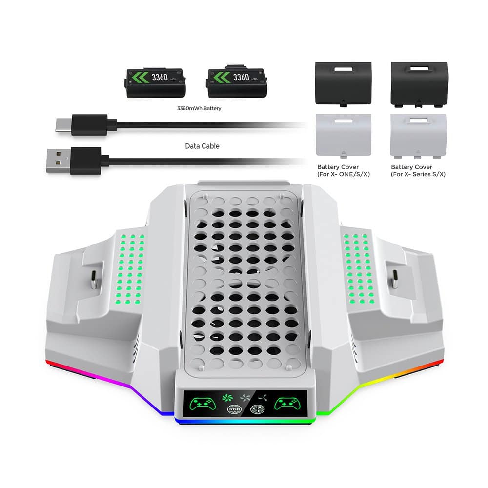 Dobe XBOX SERIES S Console Grip Charging Stand with Ambient