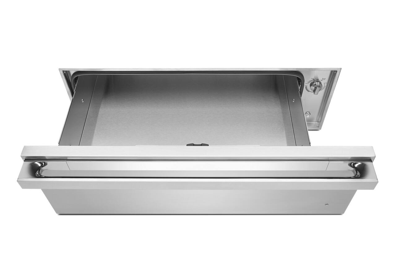 Alt View 2. JennAir - NOIR 27" Warming Drawer with Sensor Temperature Control - Stainless steel.