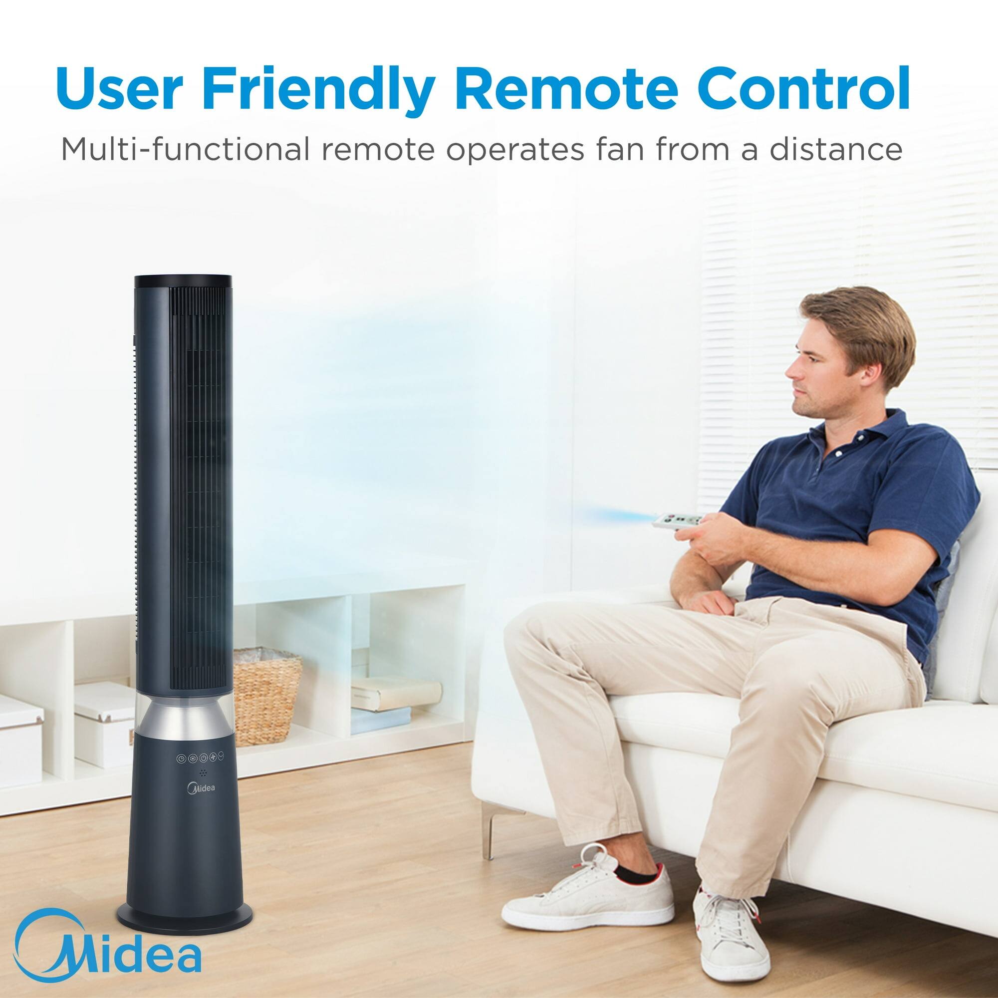 User Friendly Remote Control  
Multi-functional remote operates fan from a distance  

Midea
