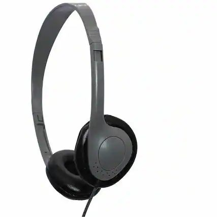 Front. Avid - AVID AE-711 Headphone - Stereo - USB Type C - Wired - 32 Ohm - 20 Hz to 20 kHz - On-ear, Over-the-head - Binaural - Gray,Black.