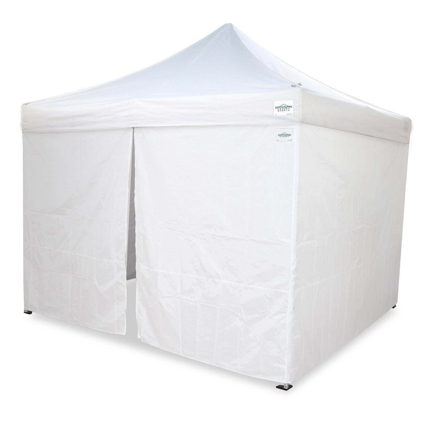 Alt View 7. Caravan Canopy - Caravan Canopy CVAN11007912014 4 Sidewall Kit Only, for Outdoor Tent, White - White.