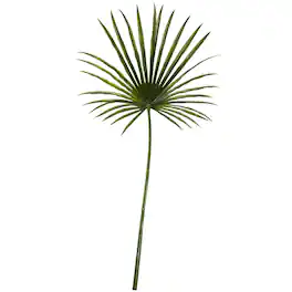 BreeBe - 50'' Fan Palm Spray Artificial Plant (Set of 2) - Green