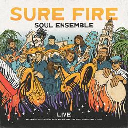 Sure Fire Soul Ensemble - Live At Panama 66 - Clear W/orange Swirl - VINYL LP
