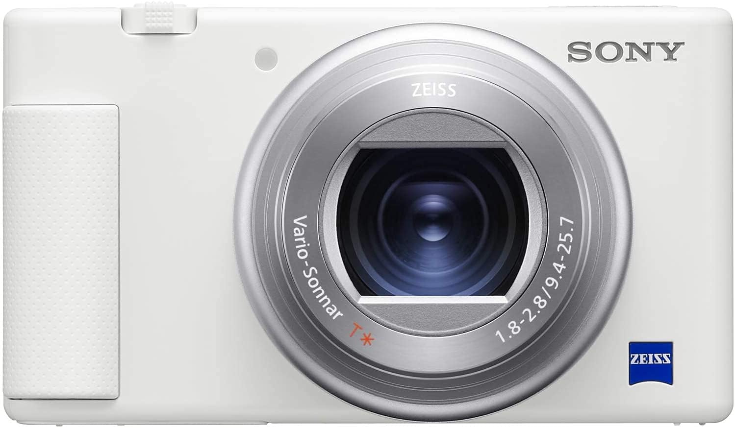 Bundle Sony ZV 1 Digital Camera (White) with 128GB SDXC Card and