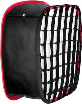 Foldable Softbox for NEEWER 480/660/530 LED Panels, 9.3x8.3", w/ Strap Clip, Grill & Bag