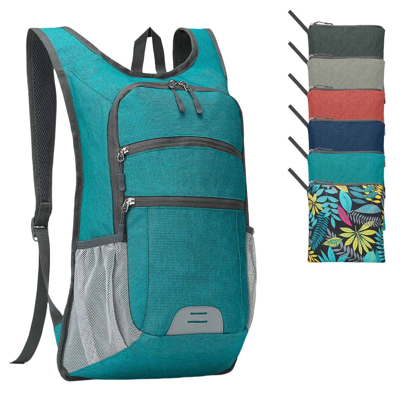 Unique Bargains - 20L Lightweight Hiking Daypack Foldable Travel Packable Backpack for Men Women for Cycling Camping Outdoor - Green