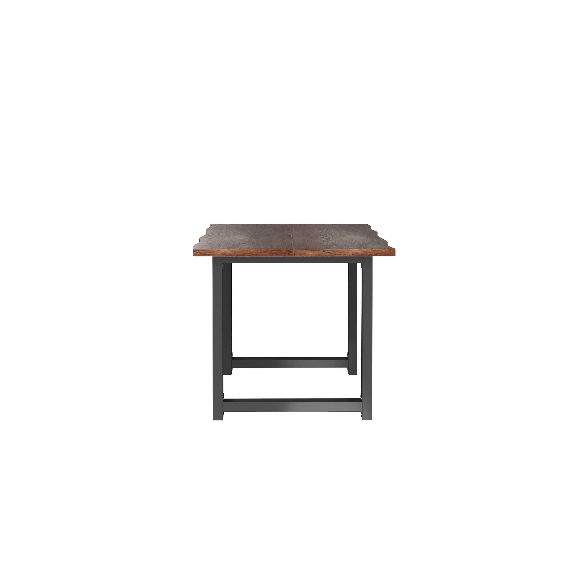 Alt View 9. Famapy - Industrial Solid Wood Desk with Steel Legs – 441LBS Weight Capacity, 63" Workbench for Office, Studio, Workshop - Walnut.