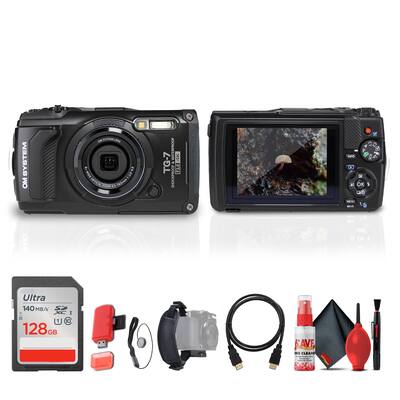 OM System Tough TG 7 Digital Camera (Black) Bundle OM System Tough TG 7 Digital Camera (Black) Bundle