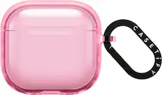Front. CASETiFY - CASETiFY Impact Airpods Case for Airpods 4 Pink Fizz - Pink.