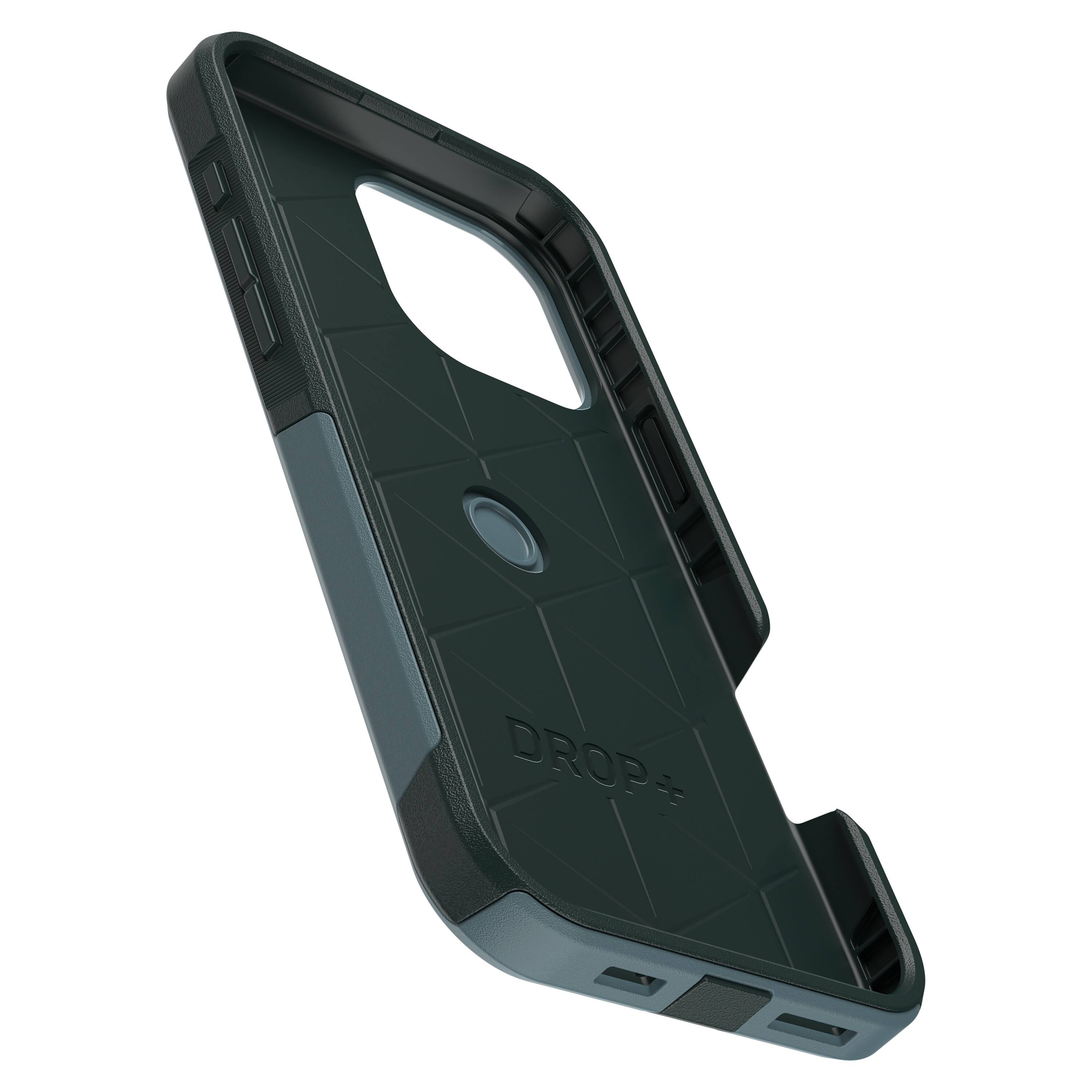 Left. OtterBox - Commuter Series Hard Shell for MagSafe for Apple iPhone 16 Pro Max - Sagebrush.