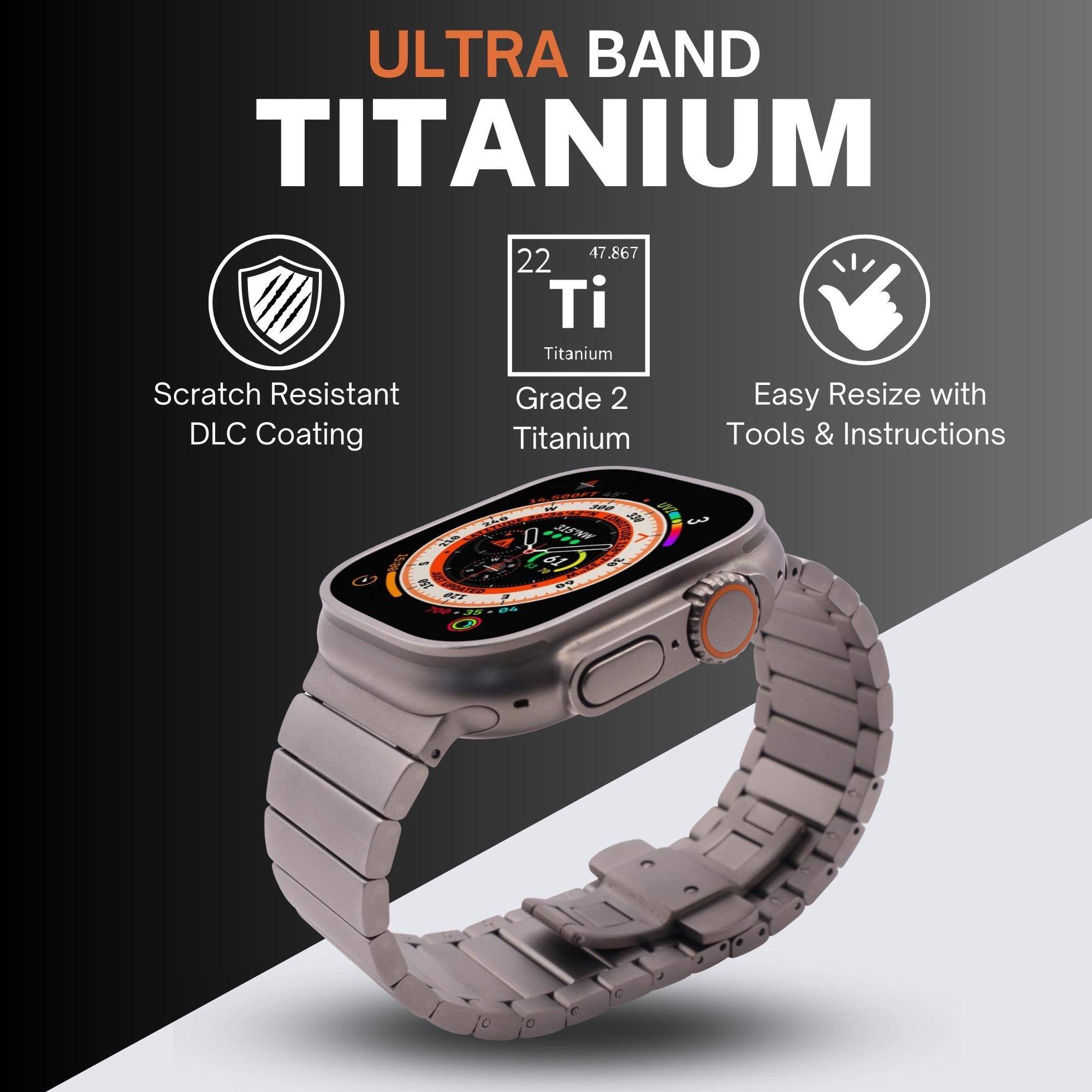 ULTRA BAND TITANIUM  
Scratch Resistant DLC Coating  
47.867  
22 Ti  
Titanium Grade 2  
Easy Resize with Tools & Instructions