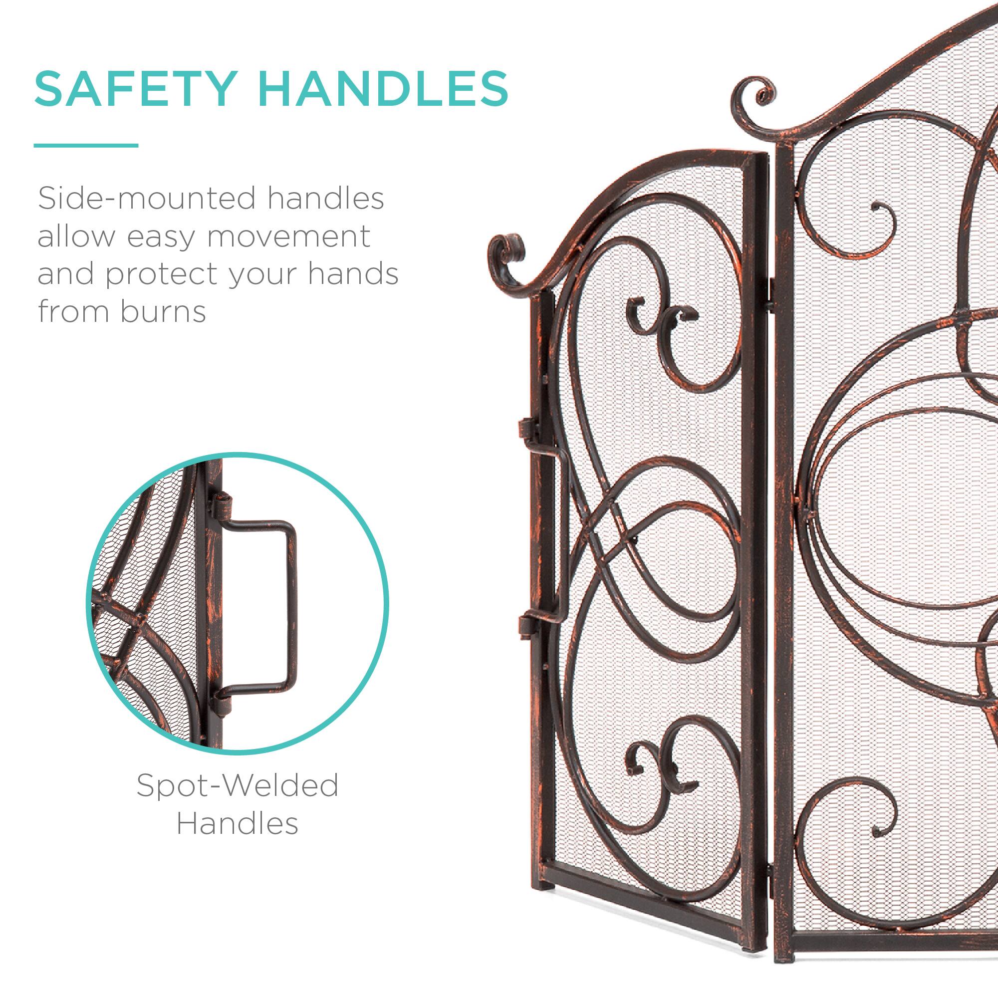 SAFETY HANDLES

Side-mounted handles allow easy movement and protect your hands from burns

Spot-Welded Handles
