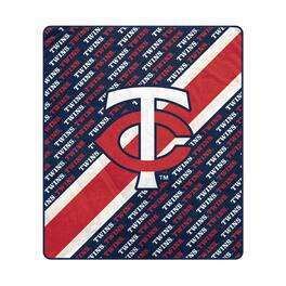 Pegasus - 60" x 70" Diagonal Lined Wordmark Ultra Soft Blanket - Multicolor