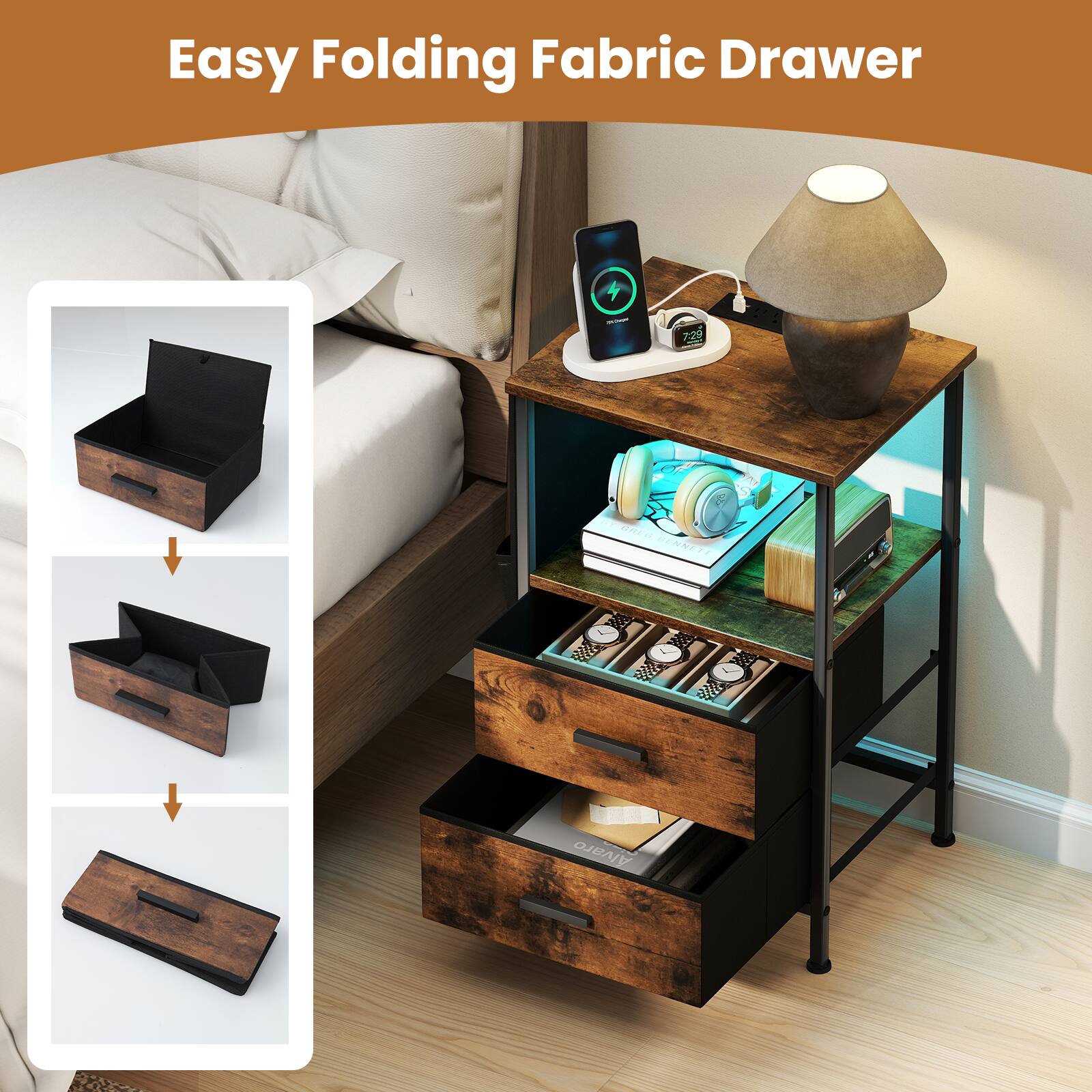 Easy Folding Fabric Drawer