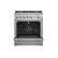 Alt View 1. Forno Appliances - Giovanni 4.32 Cu. Ft. Freestanding Gas Convection Range with Reversible Griddle - Silver.