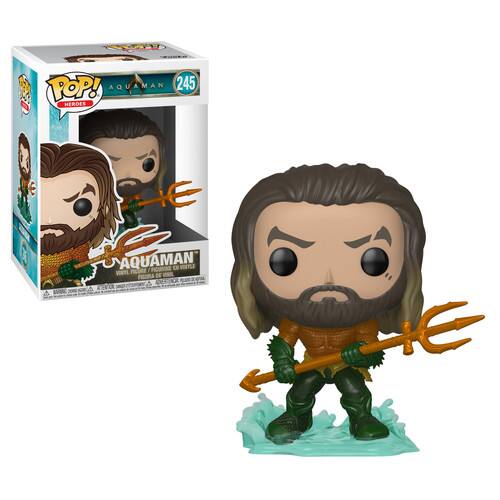 Funko - POP! HEROES: Aquaman - Arthur Curry in Hero Suit - COLLECTIBLES - Multicolor