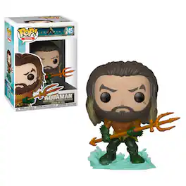 Funko - POP! HEROES: Aquaman - Arthur Curry in Hero Suit - COLLECTIBLES - Multicolor