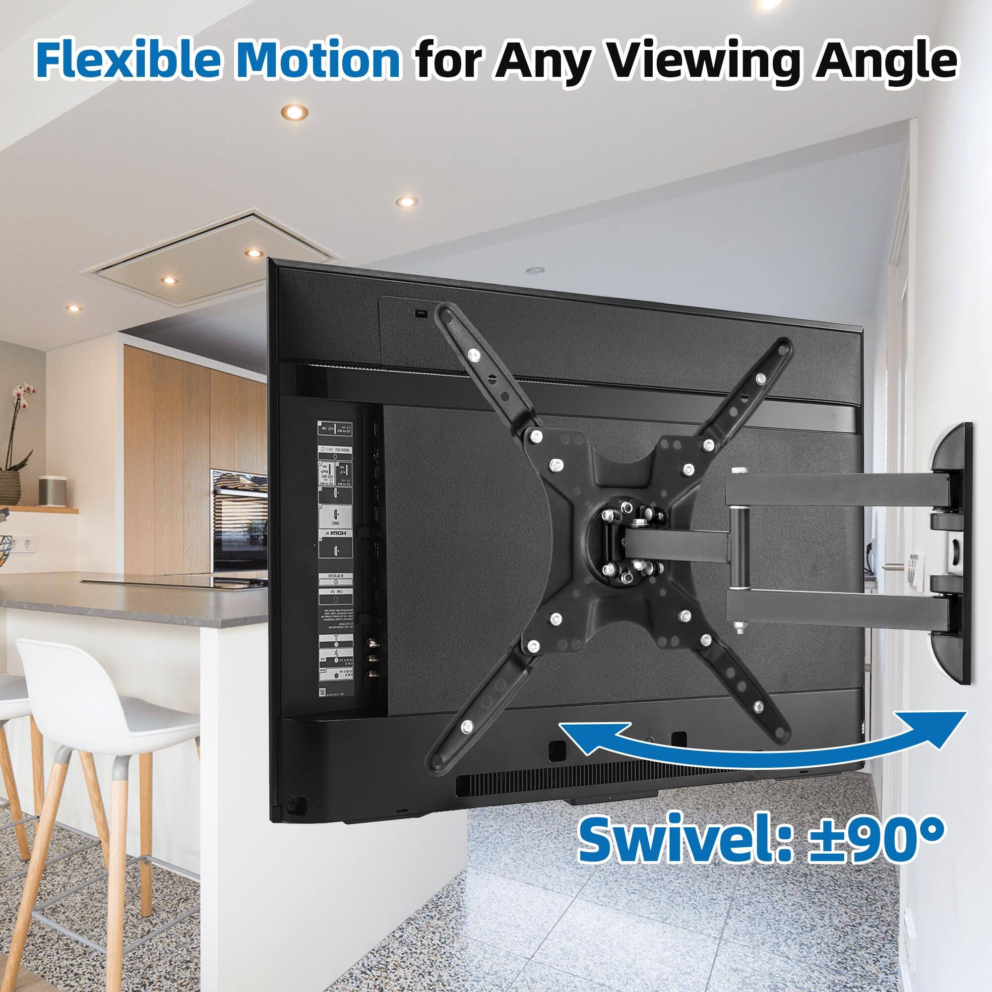 Flexible Motion for Any Viewing Angle

Swivel: ±90°