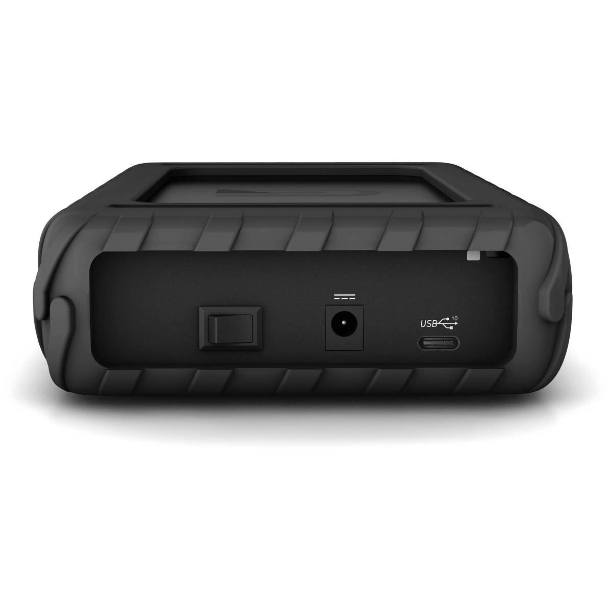 Alt View 4. Glyph Technologies - Glyph Technologies Blackbox PRO Enterprise USB-C 3.2 Gen 2 External HDD - Black.