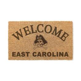 Jardine - ECU Pirates 18" x 34" Welcome Coir Doomat - Brown