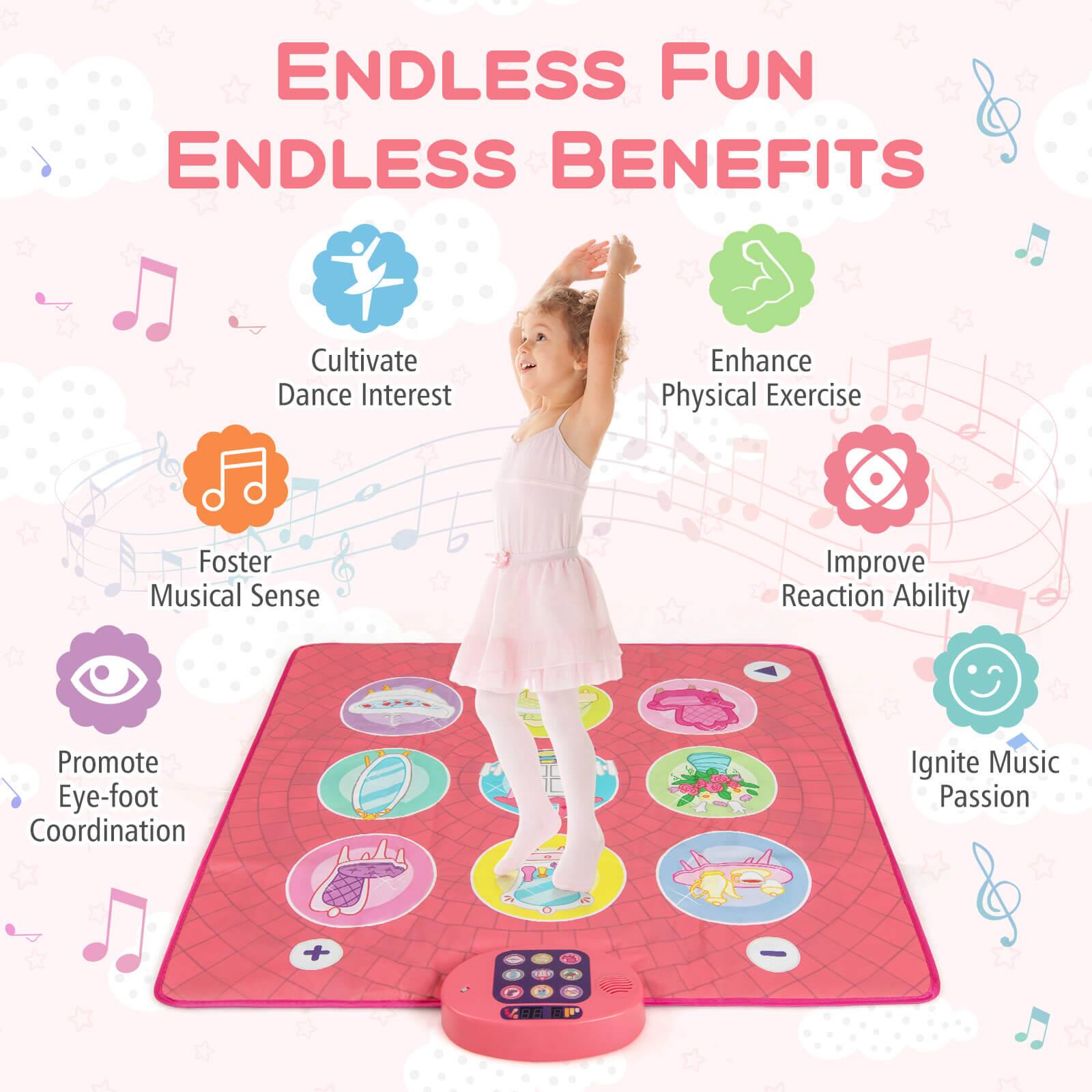 ENDLESS FUN  
ENDLESS BENEFITS

- Cultivate Dance Interest
- Enhance Physical Exercise
- Foster Musical Sense
- Improve Reaction Ability
- Promote Eye-foot Coordination
- Ignite Music Passion