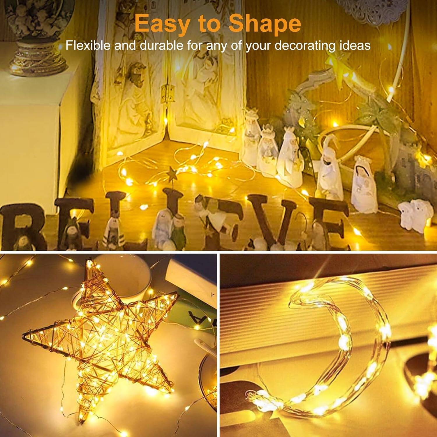 Easy to Shape  
Flexible and durable for any of your decorating ideas
