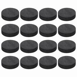 Unique Bargains - 16pcs Single Sided Speaker Isolation Feet Pads, 40x10mm Non Slip Foam Shock Absorption Pad for Amplifier Speaker - Black