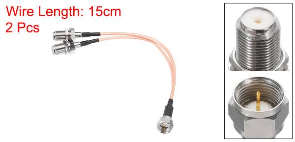 Wire Length: 15cm  
2 Pcs