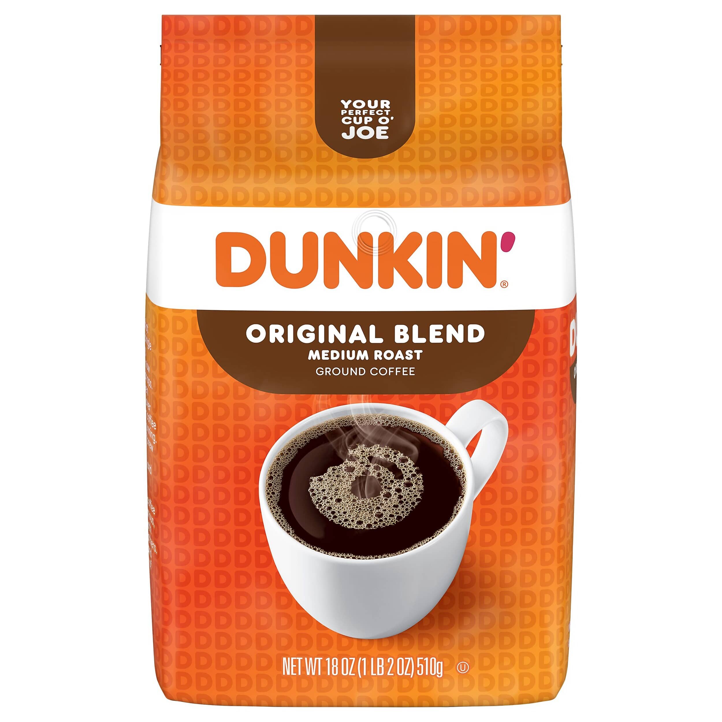 Dunkin' - Original Blend Ground Coffee, Medium Roast, 18 oz. (8133401641)