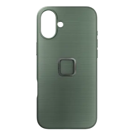 Front. Peak Design - Everyday Fabric Case for iPhone 16 Plus - Sage.