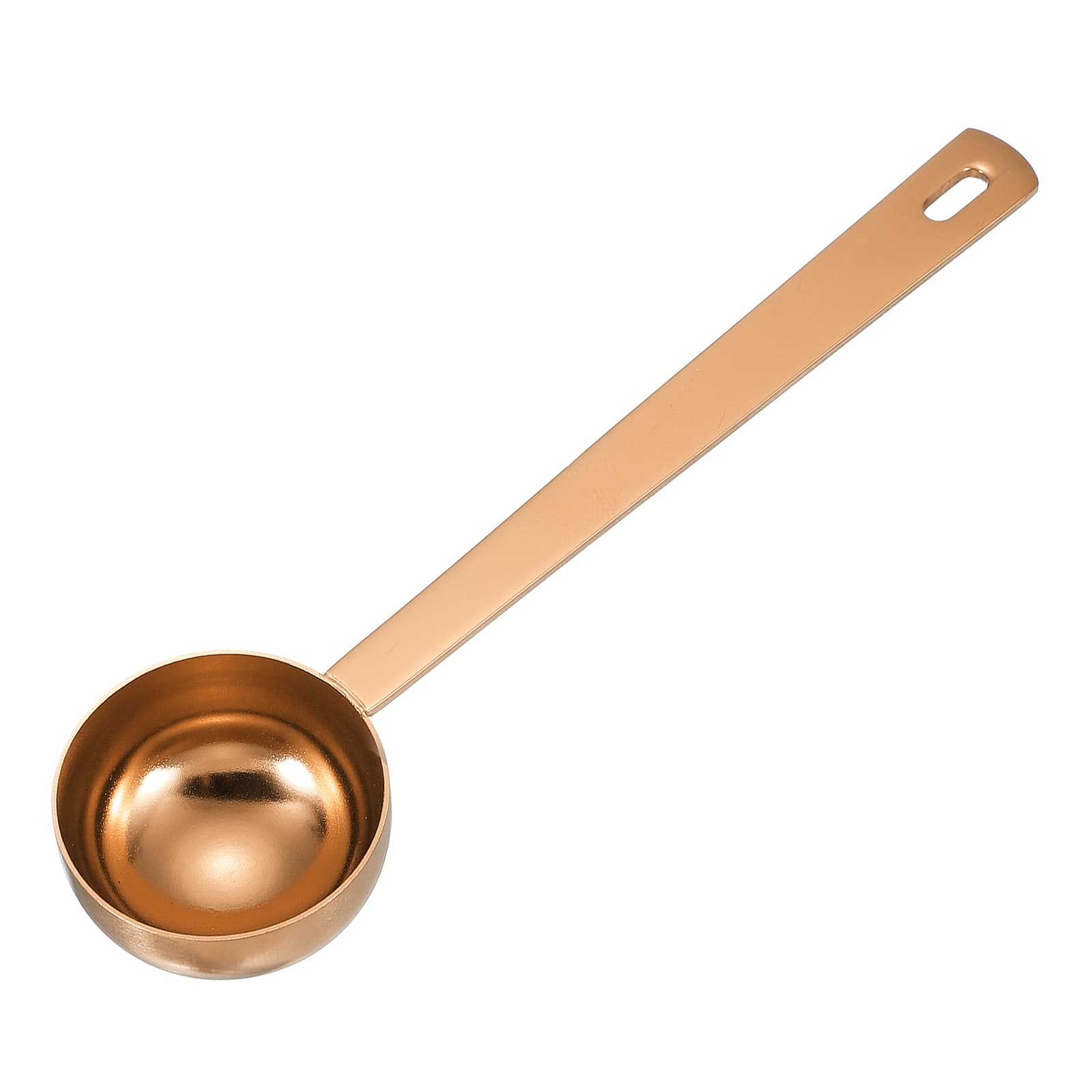 Unique Bargains - Measuring Spoon, 25ml Long Handle Table Scoop Teaspoon for Coffee Tea Sugar Cooking Baking - Rose Gold price history on PriceWatchPro