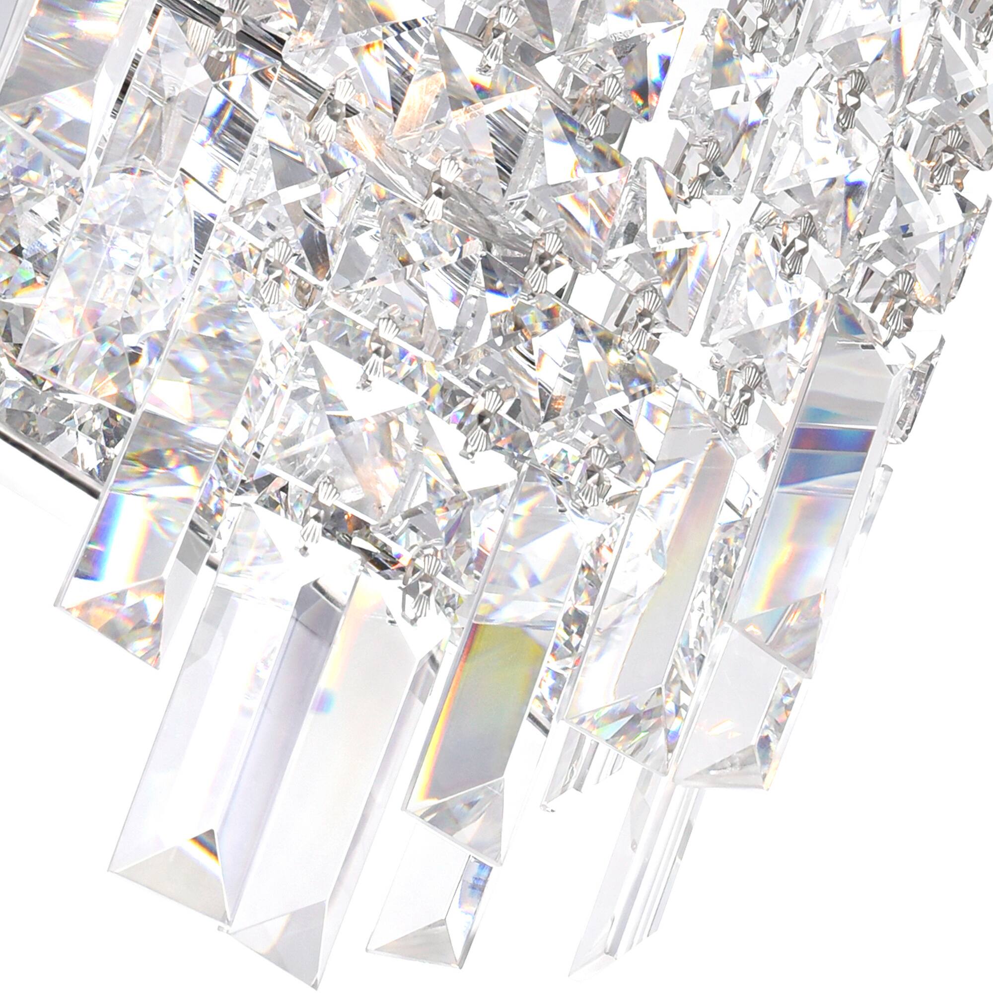 Angle. CWI Lighting - Colosseum 4 Light Wall Sconce With Chrome Finish - Chrome.