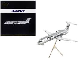 GeminiJets - Fokker F70 Alliance Airlines 100 Years First Flight from England Gemini 200 1/200 Scale Airplane - Silver Metallic